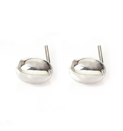 <P dir=ltr class=Body>Shiny Sterling Silver nugget stud earrings 10mm Long</P>