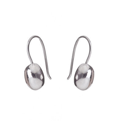 <P dir=ltr class=Body>Shiny Sterling Silver nugget Earrings Hang 20mm Width 8mm</P>